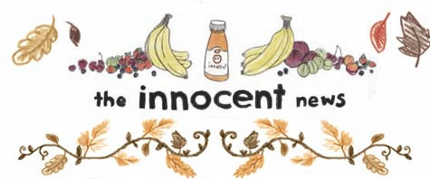 The hand drawn Innocent smoothie newsletter logo