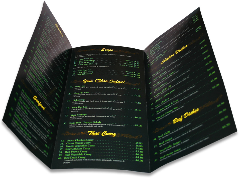 Lemongrass takeaway menu - final design