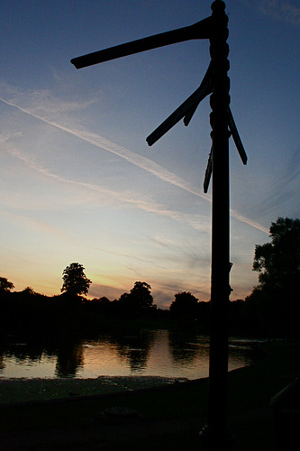 photo of a signpost